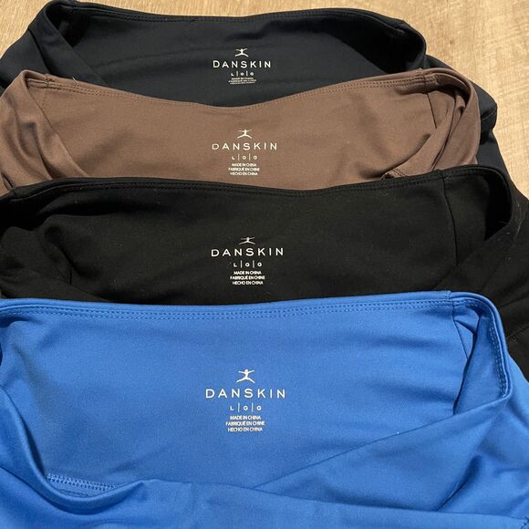 Bundle of 4 Danskin crossover bike shorts, size L - Picture 2 of 10